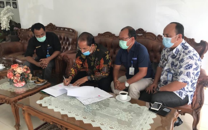 Diakhir Jabatan Bupati Kabupaten Pasaman Yusuf Lubis Teken MoU Dengan BPJS Kesehatan