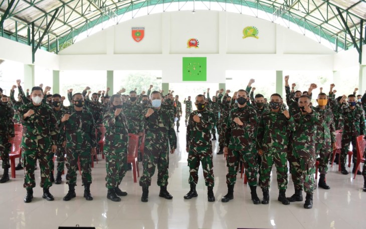 Terapkan Fungsi Pencegahan Dispsiad Sambangi Korem Kendari