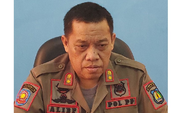Kepala Satuan Polisi Pamong Praja dan Pemadam Kebakaran Kebupaten Selayar Drs Ahmad Aliefyanto MM