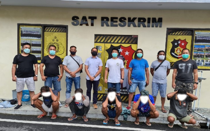 Tim Resmob Polres Minut Berhasil Amankan Para Pelaku Penganiyaan yang Viral di Medsos