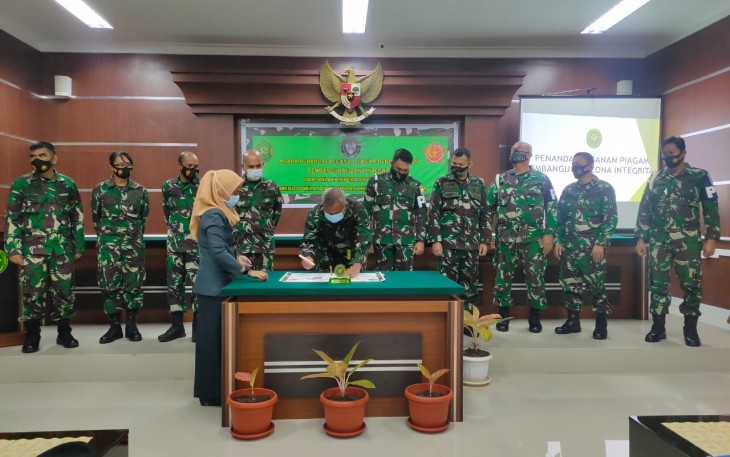 Pengadilan Militer III-17 Manado Canangkan Pembangunan Zona Integritas Menuju WabK dan WBBM