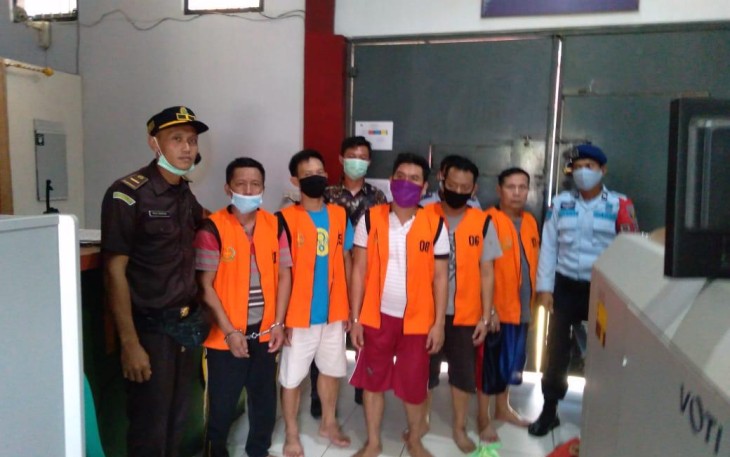 Lima Tahanan Korupsi Kejari Bengkulu Utara Dipindahkan ke Rutan Malabero