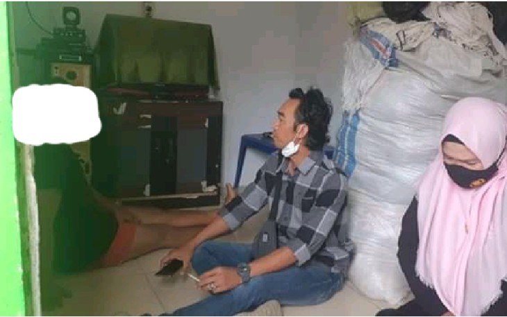 Terduga Pelaku Saat Diamankan 