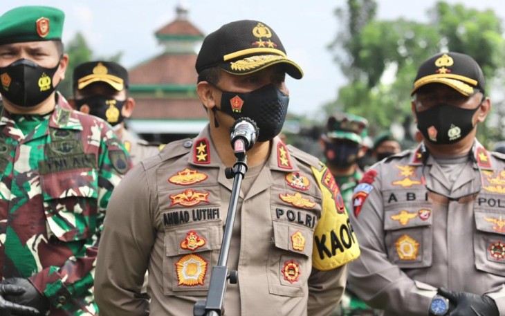 Kapolda Jateng Irjen Pol Ahmad Luthfi SH SSt MK Buka Latihan Gabungan Bersama TNI-Polri di Wilayah Solo Raya
