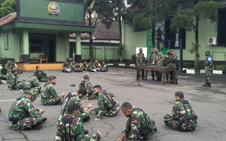 Korem 073/Makutarama Gelar Latihan Perorangan Dasar Umum Bagi Prajurit Bintara dan Tamtama