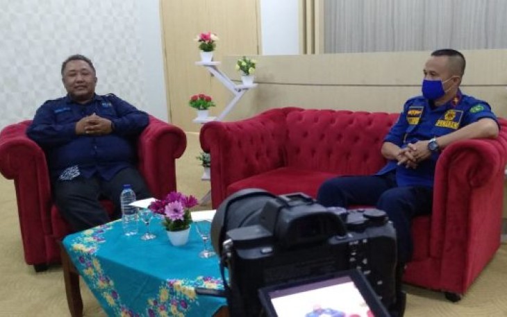 Kepala Dinas Pemadam Kebaran dan Penyelamatan Kota Bengkulu, Saipul Afandi Saat Menjadi Bintang Tamu Di HDTv