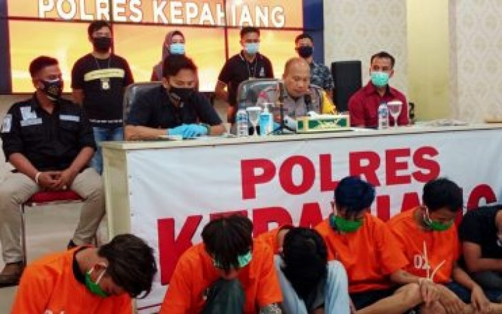Para Terduga Pelaku Diamankan 