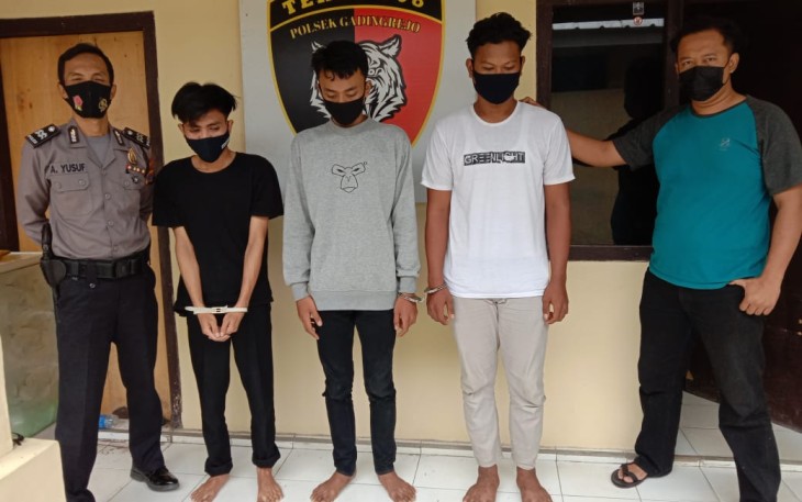 Terduga Pelaku Diamankan Oleh Personel Polsek Gading Rejo 