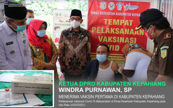 Ketua DPRD kabupaten Kepahiang Windra Purnawan,SP 