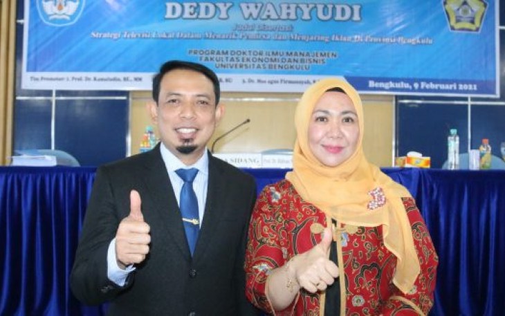 Wakil Walikota Bengkulu Dedy Wahyudi