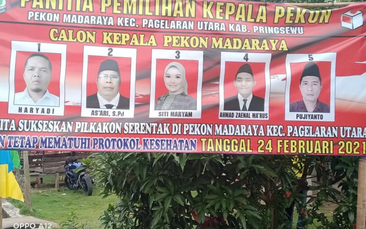 Hartadi Menangkan Pilkakon Serentak di Mada Raya