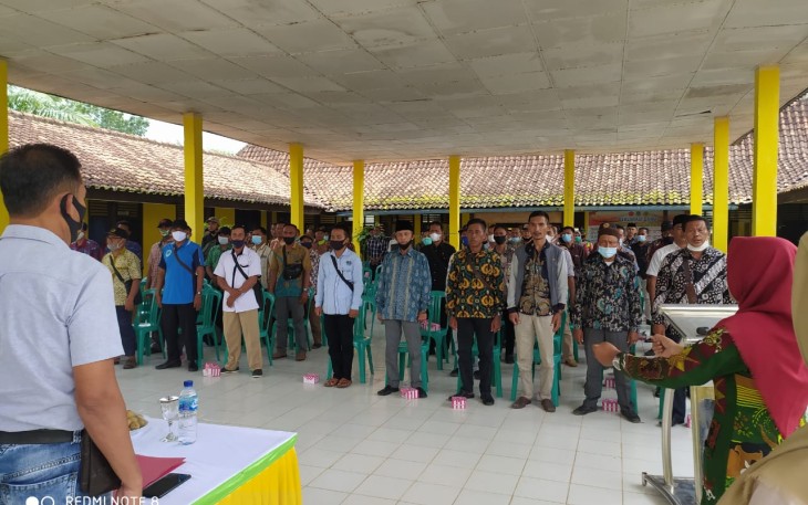Seluruh Balon Kades Belitang Dua Deklarasi Pilkades Damai 2021