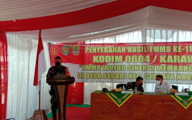 TMMD 110 TA. 2021 Karawang Resmi di Tutup