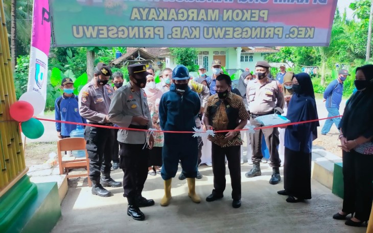 Polres Pringsewu Resmikan Kampung Tangguh Nusantara