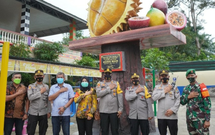 Kapolres Lakukan Pengecekan Kampung Tangguh di Bajenis Tebing Tinggi
