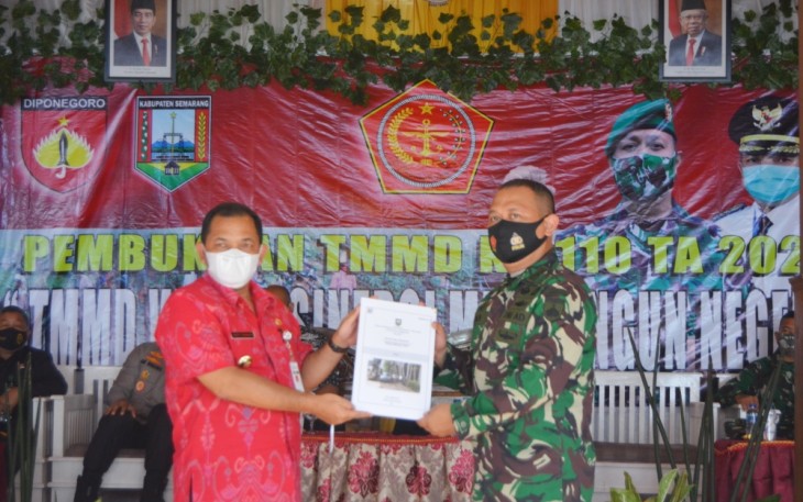 TMMD Reguler ke-110 Tahun 2021 Kodim 0714 Salatiga Resmi Dibuka