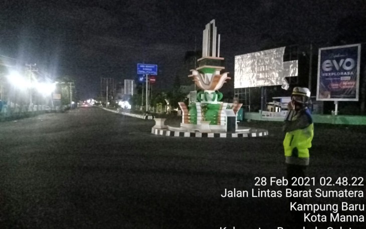 Cegah Balap Liar Polres Bengkulu Selatan Gelar Patroli Stasioner