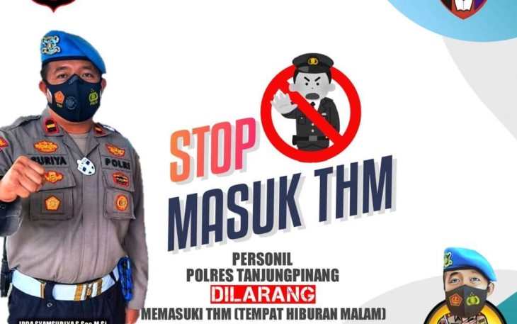Propam Polres Tanjung Pinang Tindak Tegas Anggota yang Masuk Tempat Hiburan Malam