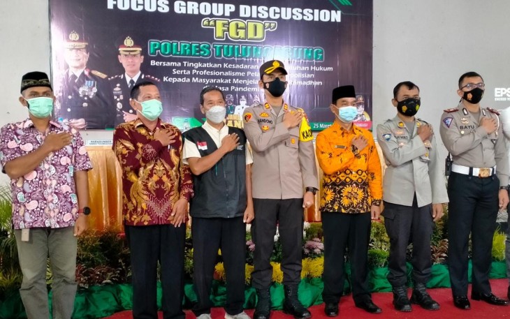 Gelar FGD Polres Tulungagung Berharap Situasi Kondusif Dalam Rangka Menyambut Bulan Ramadhan di Masa Pandemi 