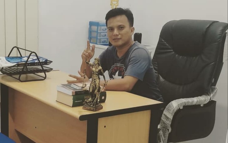 Direktur Lembaga Bantuan Hukum Albantani Eko Umaidi SH