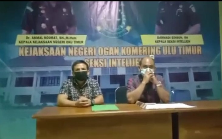 Kepala Kejari Kabupaten OKU Timur Dr Akmal Kodrat SH MHum