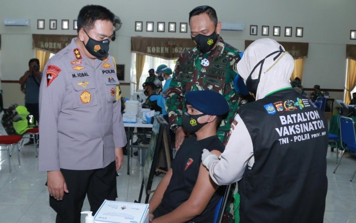 TNI-Polri Nusa Tenggara Barat Bentuk Batalyon Vaksinator