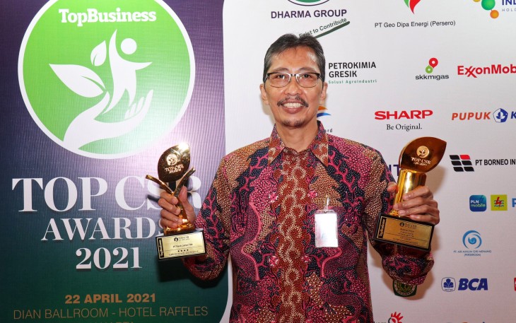 Bank Jatim Boyong Dua Penghargaan Dalam TOP CSR Awards 2021 