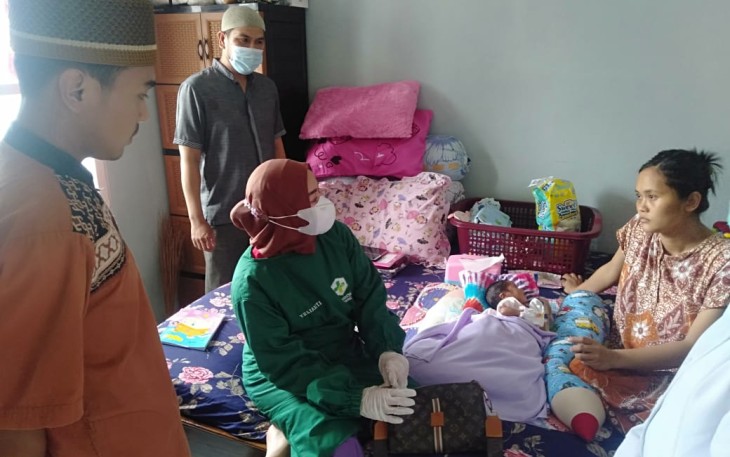 Yasmin Balita Usia 2 Minggu Penderita Tumor Teratoma di Pesawaran Butuh Uluran Tangan