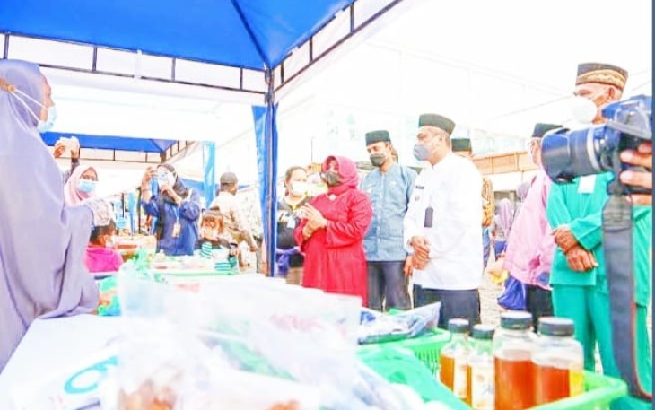 Walikota Rahma Imbau Bazar Ramadan Harus Disiplin Prokes