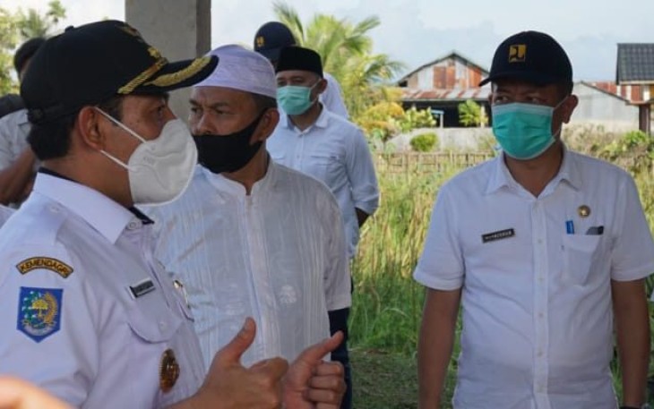 Damping Wakil Wali Kota Kadis PUPR Kota Bengkulu Pantau Tahapan Pembanguna Jalan