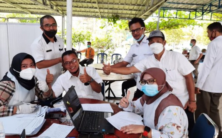 Seluruh Pegawai DPUPR Kota Bengkulu Divaksin