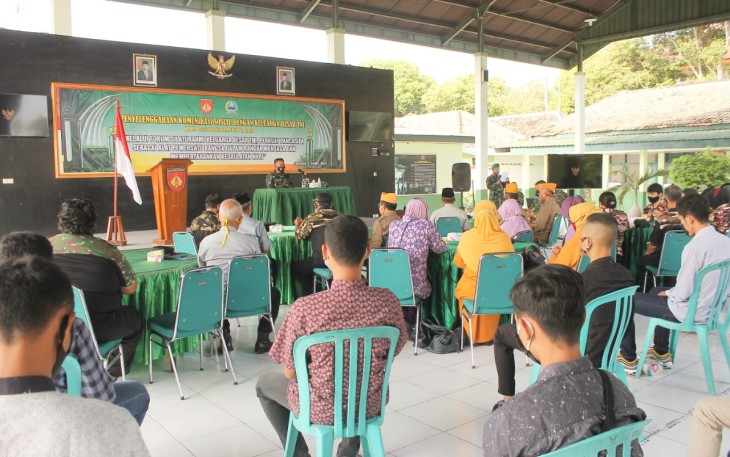 Kodim 0725/Sragen melaksanakan Komunikasi Sosial (Komsos) dengan Keluarga Besar Tentara Nasional Indonesia atau KBT bertempat di Aula Guyub Rukun Kodim 0725/Sragen,