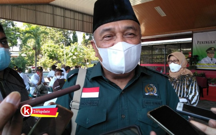 Endro Hermono Anggota Komisi IV DPR RI Fraksi Partai Gerindra Dapil VI Jawa Timur Saat di Kota Blitar (foto : Faisal NR / Klikwarta.com Blitar)