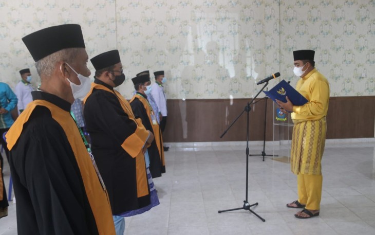 Wakil Bupati Bintan Kukuhkan Dewan Hakim  dan Majelis Hakim MTQ Ke X Tingkat Kabupaten