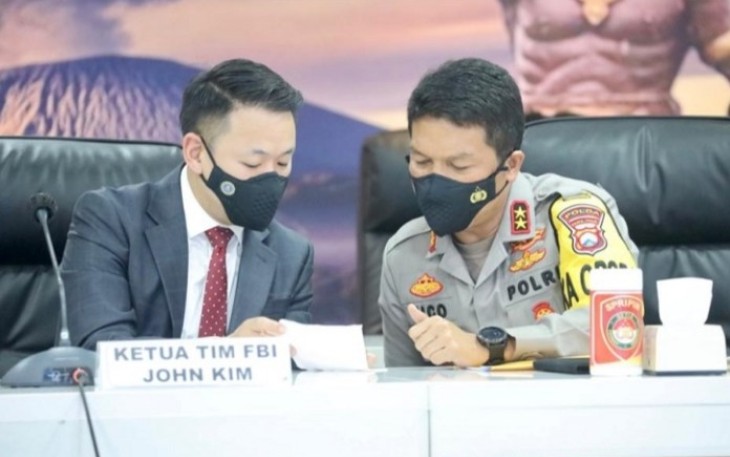 FBI Apresiasi Polda Jatim Karena Berhasil Menangkap Pelaku website Palsu