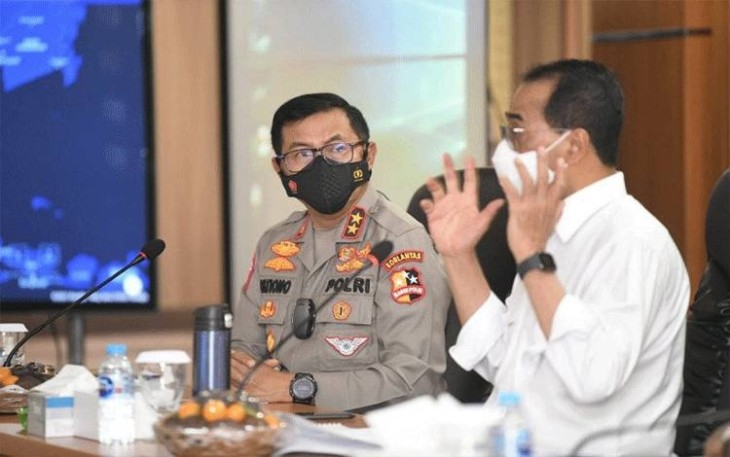 Korlantas Polri Gelar Rapat dengan Menteri Perhubungan 