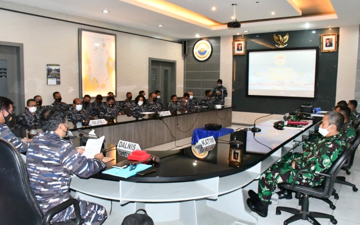Danlantamal IV Hadiri Penutupan Taklimat Akhirwarsik IT Koarmada I Tahun 2021