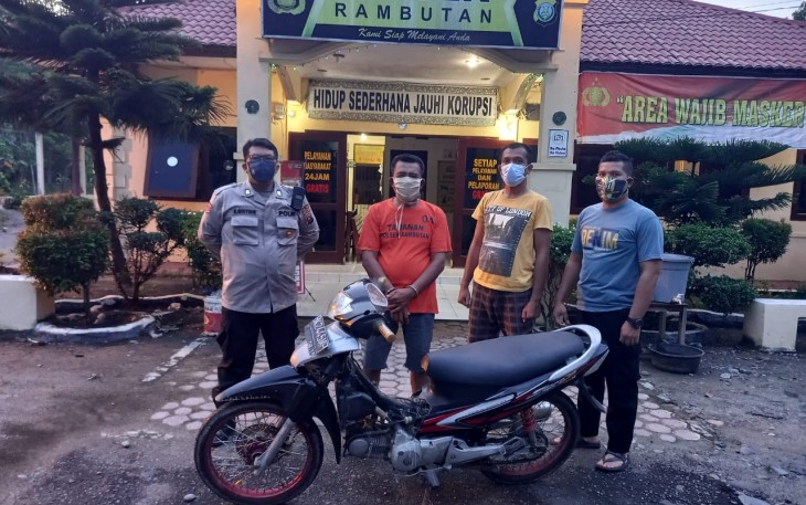  Polsek Rambutan Ringkus Residivis Kasus Penggelapan Motor 