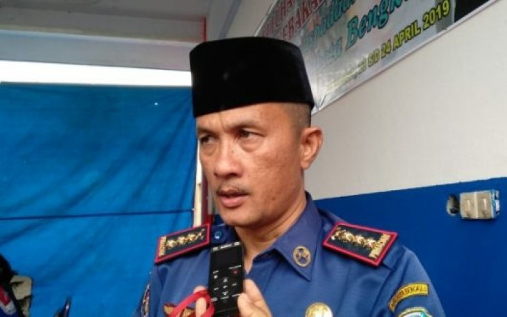  Sesda Arif Gunadi : Damkar Akan Semprot Disinfektan di Beberapa Wilayah Zona Merah