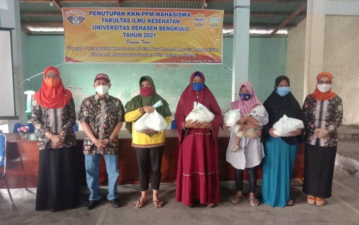 KKN Fikes Unived di Rejang Lebong Diakhiri Baksos