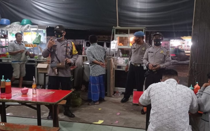 Polsek Padang Hulu Sisir Tempat Keramaian Sejumlah Mini Market Menjadi Sasaran