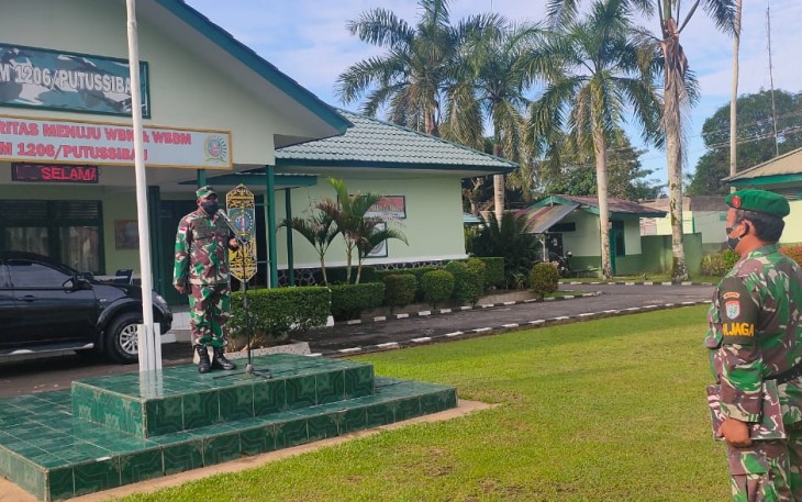 Dandim 1206/Putussibau Teruskan Perangi COVID-19 TNI -Polri Kapuas Hulu