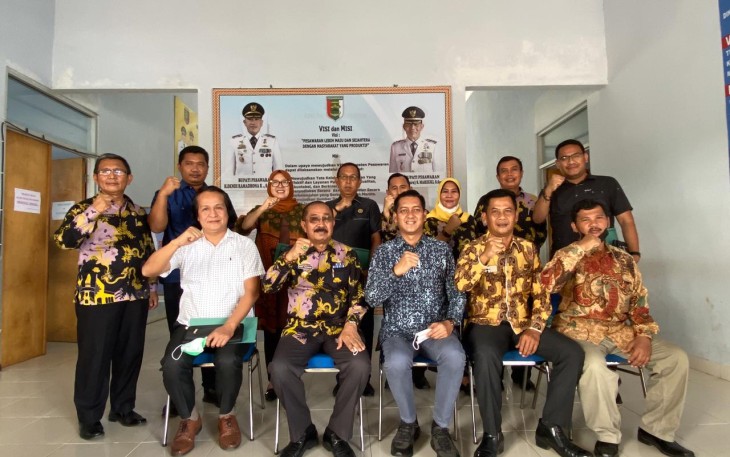 Disdukcapil Pesawaran Terima Kunjungan dari DPRD OKU Timur  