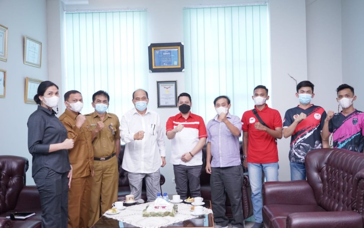 Walikota Tebing Tinggi Dukung Rencana Event PB ESI Dengan Menerapkan Prokes Covid-19