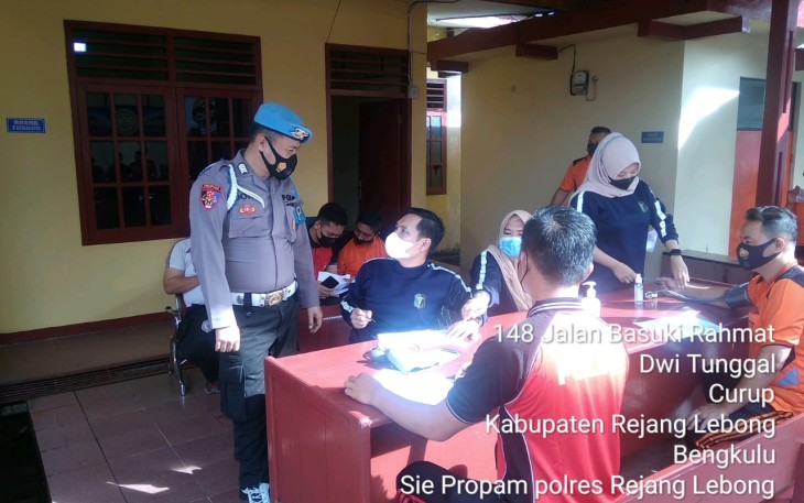 Polres Rejang Lebong Gelar Kesamaptaan Jasmani