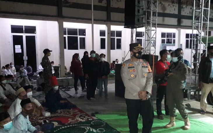 Ops Yustisi Gabungan Polres Pekalongan Kota dan Kodim 0710 Pekalongan  bersama Forkompimda dalam rangka penanganan untuk memutus mata rantai Covid-19 di wilayah Kota Pekalongan sebagai upaya pengendalian Covid-19 di Kota Pekalongan, Senin malam (14/06/2021).