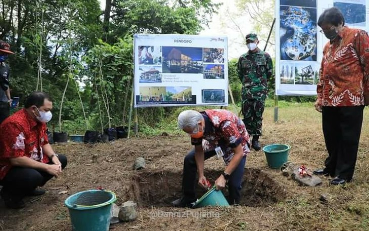 Ganjar meletakkan batu pertama pembangunan Jateng Valley