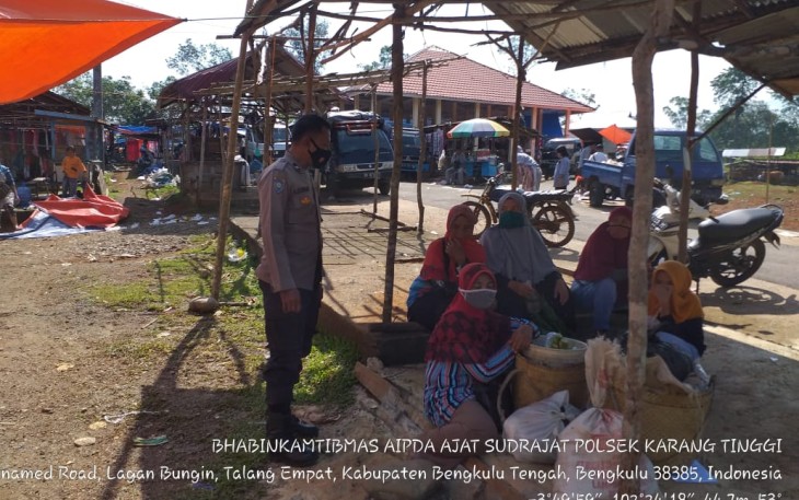 Harkamtibmas Polres Benteng Gelar Sambang Pasar