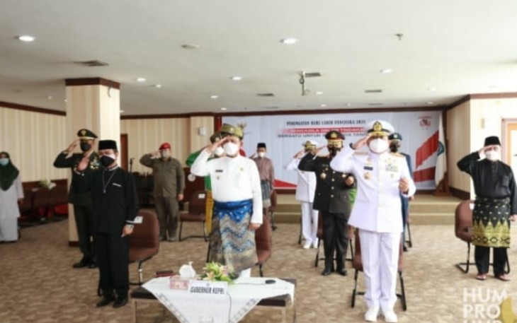 Gubernur Kepri Ikuti Upacara Peringatan Hari Lahir Pancasila Secara Virtual 
