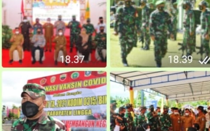 Gubernur Kepri Resmi Buka Pelaksanaan TMMD ke -111 Kodim 0315/Bintan TA 2021 di Kabupaten Lingga